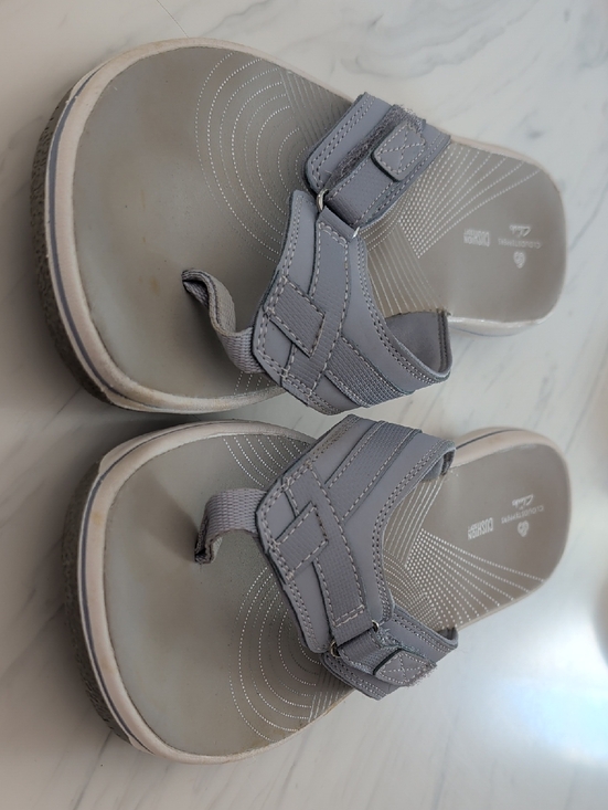 Cloudsteppers by Clarks Shoes - Clarks Cloudsteppers Light Purple Cushioned Sandal